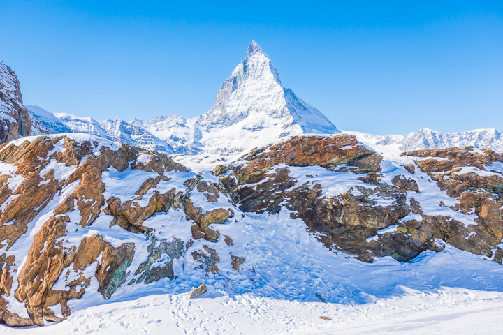 Ultimate Winter Wonderland -- Best skiing in the Swiss Alps!! Ski with a view of the Matterhorn in Zermatt, Switzerland