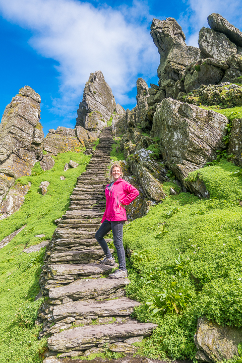 The filming location for the final scene in Star Wars The Force Awakens. Yes, it is a real place!! Skellig Michael, Ireland