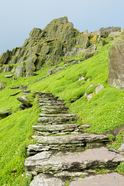 The filming location for the final scene in Star Wars The Force Awakens. Yes, it is a real place!! Skellig Michael, Ireland