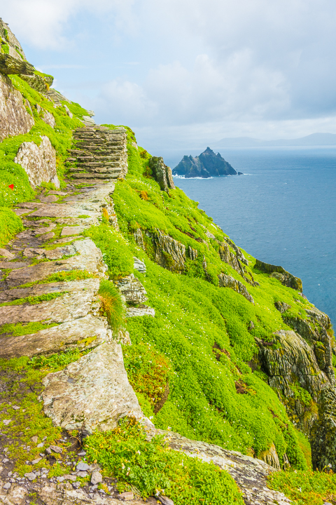 The filming location for the final scene in Star Wars The Force Awakens. Yes, it is a real place!! Skellig Michael, Ireland