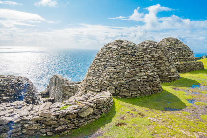 The filming location for the final scene in Star Wars The Force Awakens. Yes, it is a real place!! Skellig Michael, Ireland