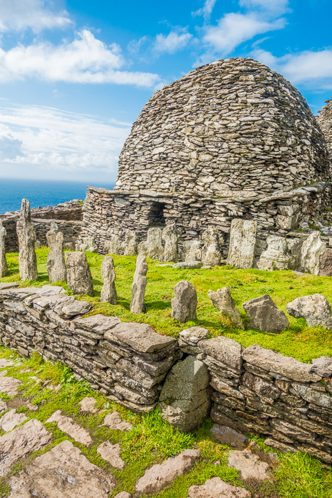 The filming location for the final scene in Star Wars The Force Awakens. Yes, it is a real place!! Skellig Michael, Ireland