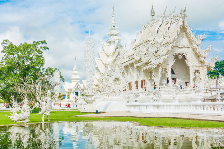 Best Day Trips from Chiang Mai, Thailand -- The White Temple, The Black House, The Golden Triangle, Hiking with Elephants and more! Chiang Mai is a MUST see in Thailand!!