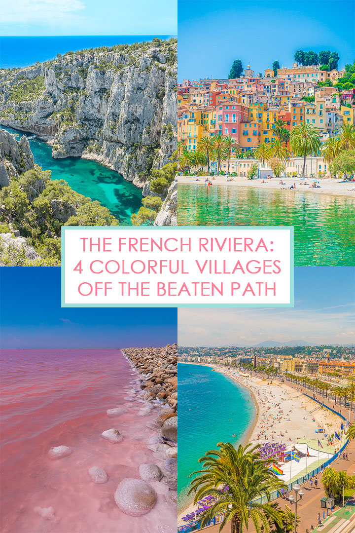 Discover these 4 amazingly beautiful seaside towns off the beaten path that should totally be on your French Riviera bucket list!!