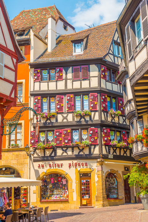 Colmar, France. This colorful, medieval village may may be the most beautiful small town in France!