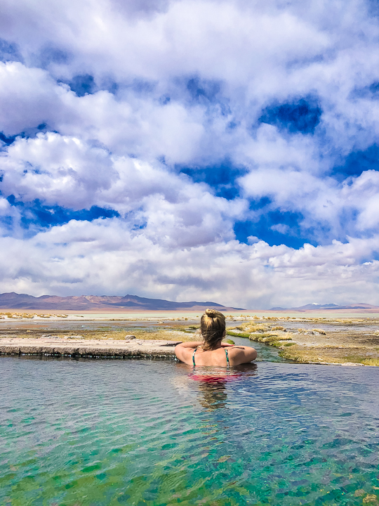 Salt Flats Bolivia — Hot Springs at Salar De Uyuni