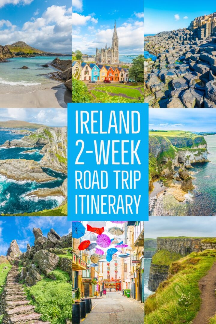 Going to Ireland? Here's a two week road trip itinerary that will make sure you see and do all the best things in Ireland!