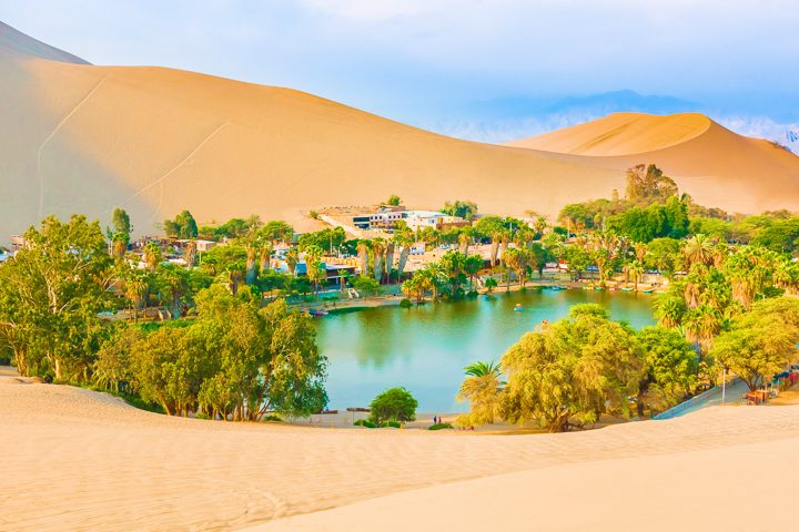 A real oasis in the desert of Peru! This is one of the best day trips you can take from Lima. Huacachina, Peru.