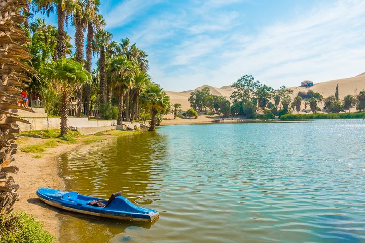 A real oasis in the desert of Peru! This is one of the best day trips you can take from Lima. Huacachina, Peru.