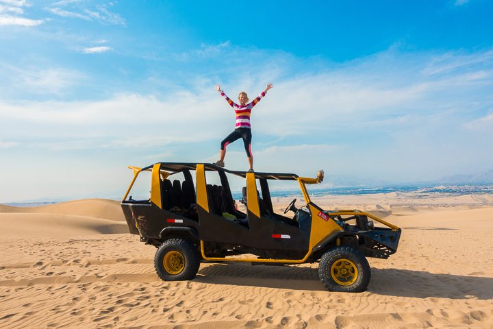 A real oasis in the desert of Peru! This is one of the best day trips you can take from Lima. Huacachina, Peru.