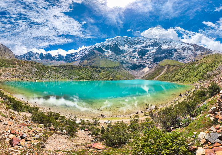 The sacred Humantay Lake, one of the best day trips from Cusco, Peru!