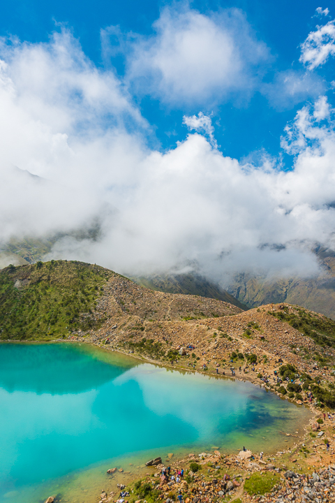 The sacred Humantay Lake, one of the best day trips from Cusco, Peru!