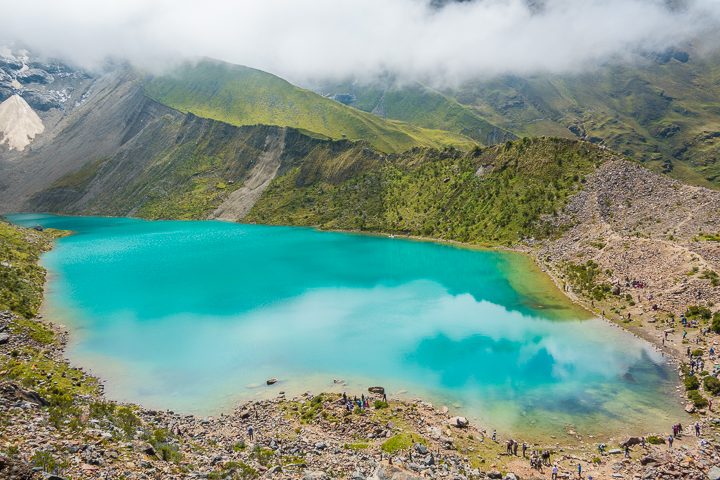 The sacred Humantay Lake, one of the best day trips from Cusco, Peru!