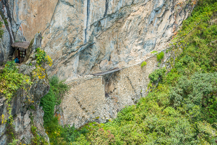 Inca Bridge at Machu Picchu