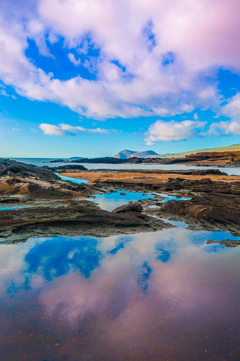 Ultimate Guide to the Galapagos Islands! Where to swim with sea lions, penguins, sea turtles, sharks, giant manta rays, and where to find the volcanic black and red sand beaches. #Santiago #Rabida #Bartolomé #Ecuador