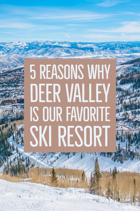 Why Deer Valley Resort in Utah is the best ski resort for a weekend ski trip! #ski #resorts #utah #skiing #travel