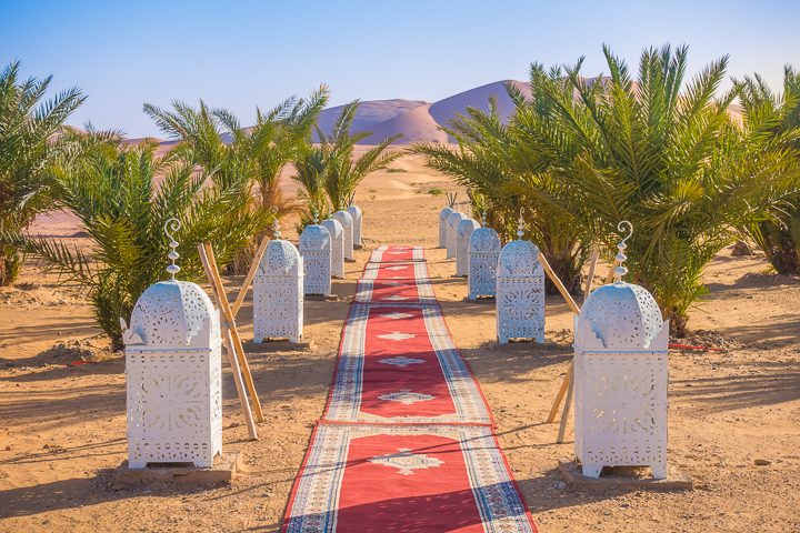 Morocco Bucket List: Spend a Night in the Sahara Desert!!! Take a sunset camel ride to a luxury camp deep in the dunes for the ultimate Sahara Desert experience.