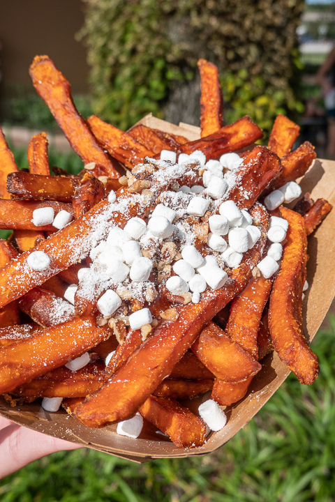 Sweet Potato Fries at Epcot Food and Wine Festival