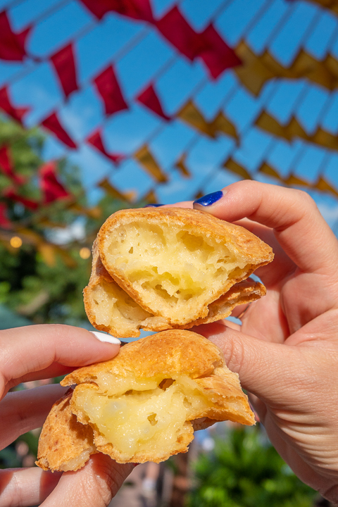 Cheese bread at Epcot Food and Wine Festival