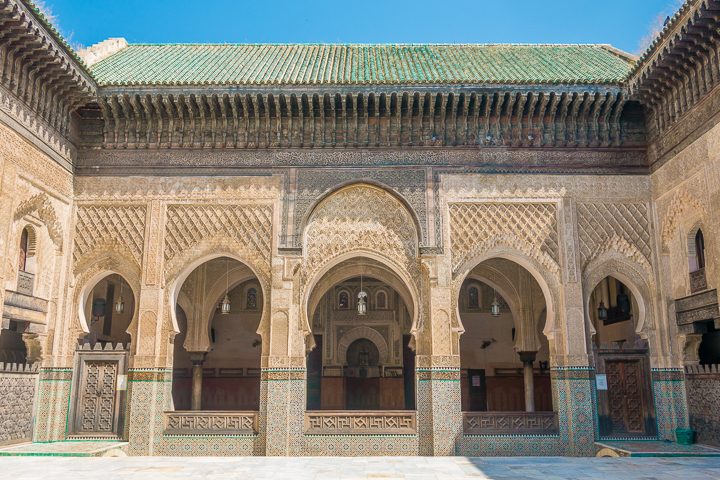 Top 10 Things To Do in Fes, Morocco. How to visit famous leather tanneries without getting scammed, and take a day trip to an ancient Roman city! #fes #morocco #tannery #leather #volubilis #meknes