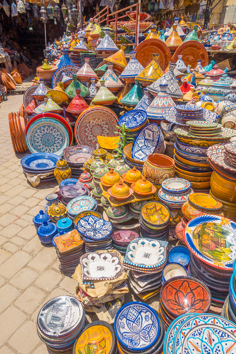 Top 10 Things To Do in Fes, Morocco. How to visit famous leather tanneries without getting scammed, and take a day trip to an ancient Roman city! #fes #morocco #tannery #leather #volubilis #meknes