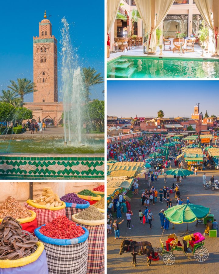 The ultimate guide to Marrakesh, Morocco. Here are the best things to do in Marrakesh, how many days you should spend in Marrakesh, plus all about Ouzoud Falls, the best day trip from Marrakesh!