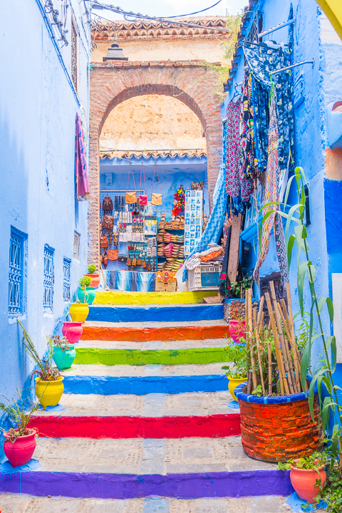 Chefchaouen: The famous blue city of Morocco!! Also known as the Blue Pearl. Here's everything you  need to know about Chefchaouen... how to get there, where the famous blue streets are, where to stay, and what to do!