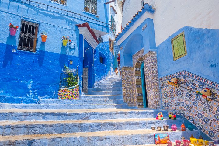 Chefchaouen: The famous blue city of Morocco!! Also known as the Blue Pearl. Here's everything you  need to know about Chefchaouen... how to get there, where the famous blue streets are, where to stay, and what to do!