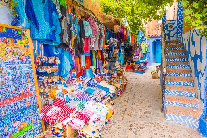 Chefchaouen: The famous blue city of Morocco!! Also known as the Blue Pearl. Here's everything you  need to know about Chefchaouen... how to get there, where the famous blue streets are, where to stay, and what to do!