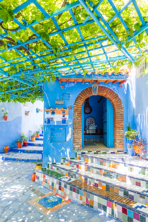 Chefchaouen: The famous blue city of Morocco!! Also known as the Blue Pearl. Here's everything you  need to know about Chefchaouen... how to get there, where the famous blue streets are, where to stay, and what to do!