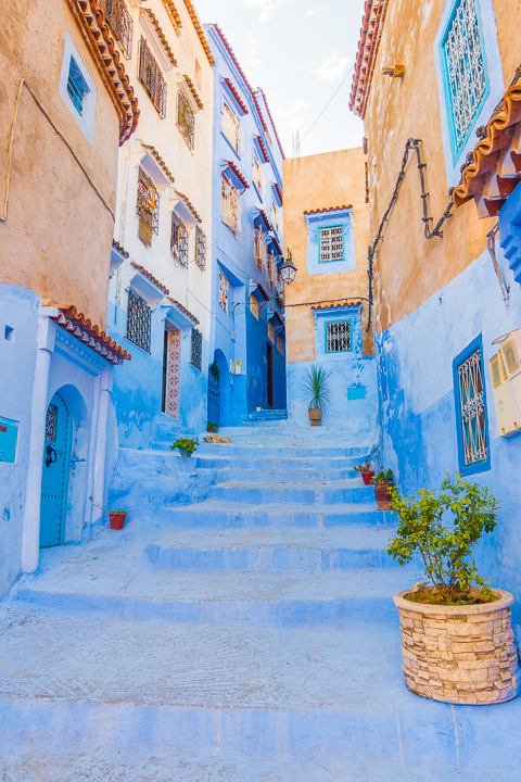 Chefchaouen: The famous blue city of Morocco!! Also known as the Blue Pearl. Here's everything you  need to know about Chefchaouen... how to get there, where the famous blue streets are, where to stay, and what to do!