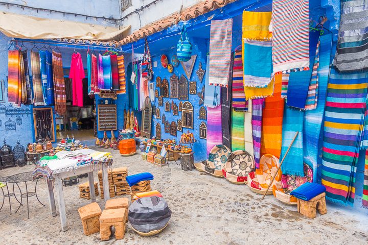 Chefchaouen: The famous blue city of Morocco!! Also known as the Blue Pearl. Here's everything you  need to know about Chefchaouen... how to get there, where the famous blue streets are, where to stay, and what to do!