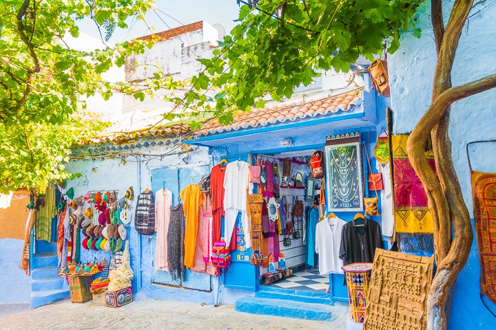 Chefchaouen: The famous blue city of Morocco!! Also known as the Blue Pearl. Here's everything you  need to know about Chefchaouen... how to get there, where the famous blue streets are, where to stay, and what to do!