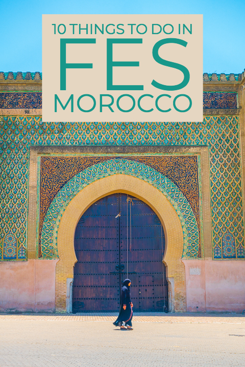 Top 10 Things To Do in Fes, Morocco. How to visit famous leather tanneries without getting scammed, and take a day trip to an ancient Roman city! #fes #morocco #tannery #leather #volubilis #meknes