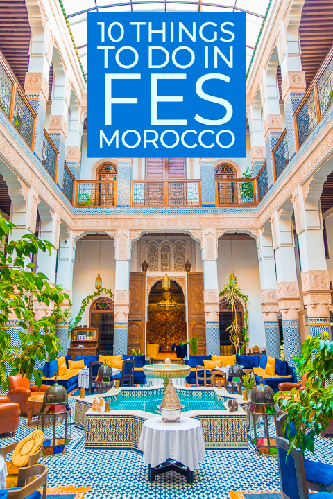 Top 10 Things To Do in Fes, Morocco. How to visit famous leather tanneries without getting scammed, and take a day trip to an ancient Roman city! #fes #morocco #tannery #leather #volubilis #meknes