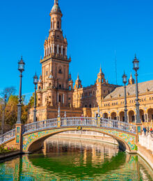 Plaza de España in Seville Spain