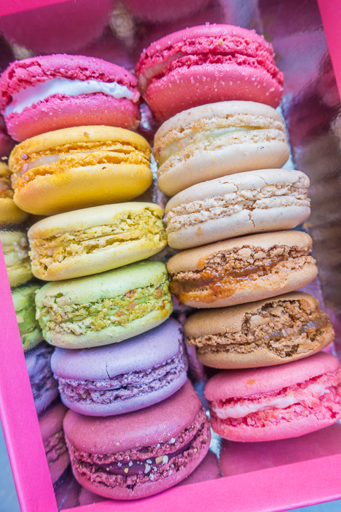 Colorful Rainbow Macarons from Laduree — The BEST Things To Do In Paris If You Only Have One Day!!