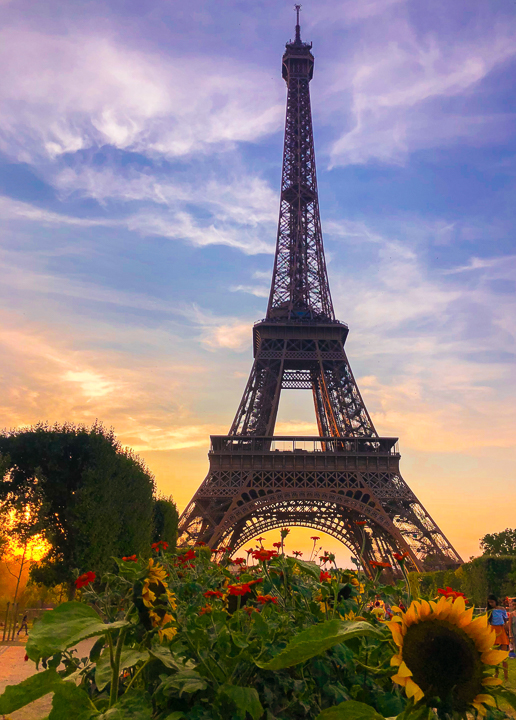 Sunset at the Eiffel Tower — The BEST Things To Do In Paris If You Only Have One Day!!