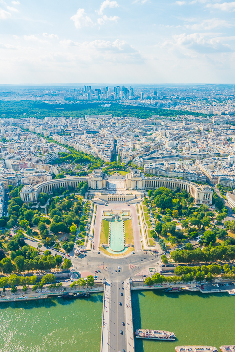 View from the Eiffel Tower — The BEST Things To Do In Paris If You Only Have One Day!!