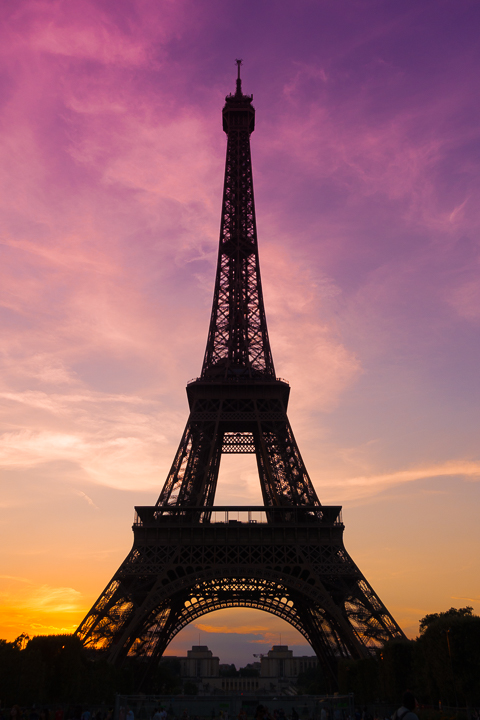 Sunset at the Eiffel Tower — The BEST Things To Do In Paris If You Only Have One Day!!