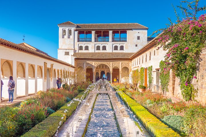 The Alhambra in Granada Spain