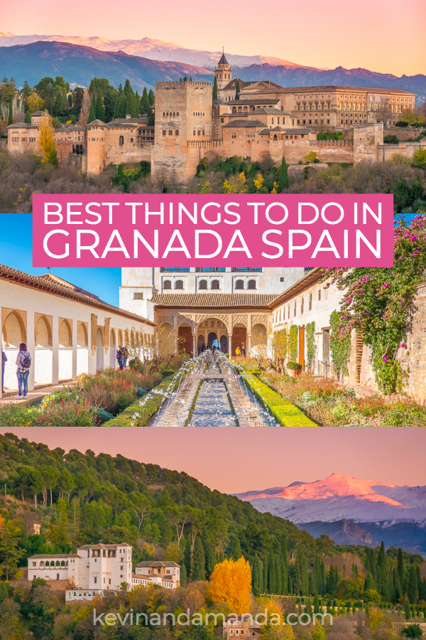 The Alhambra in Granada Spain