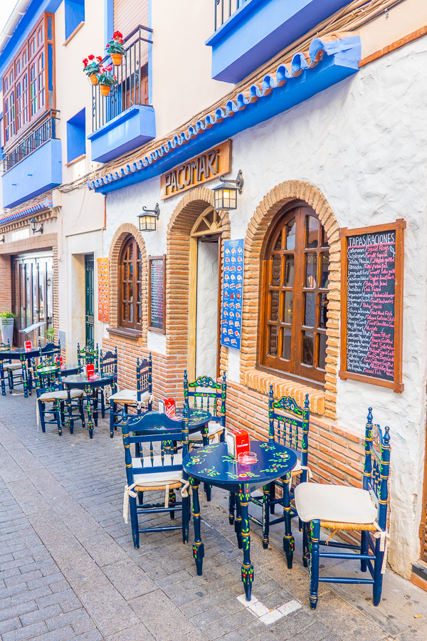 Restaurant in Nerja Spain