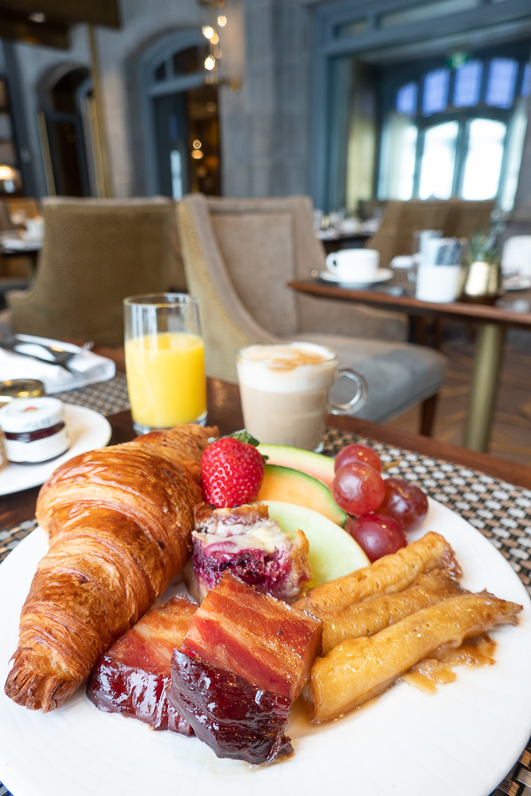 Breakfast at Chateau Frontenac Quebec City