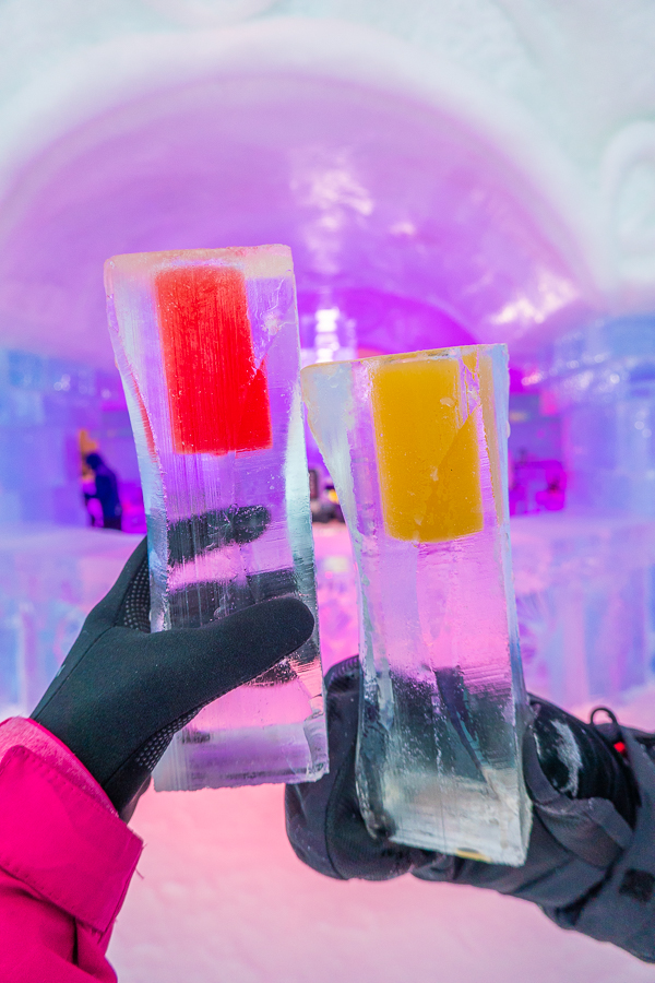 Ice Bar at Ice Hotel Quebec