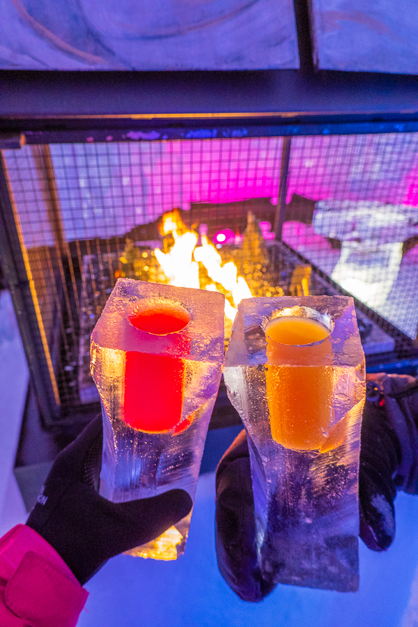 Ice Bar at Ice Hotel Quebec