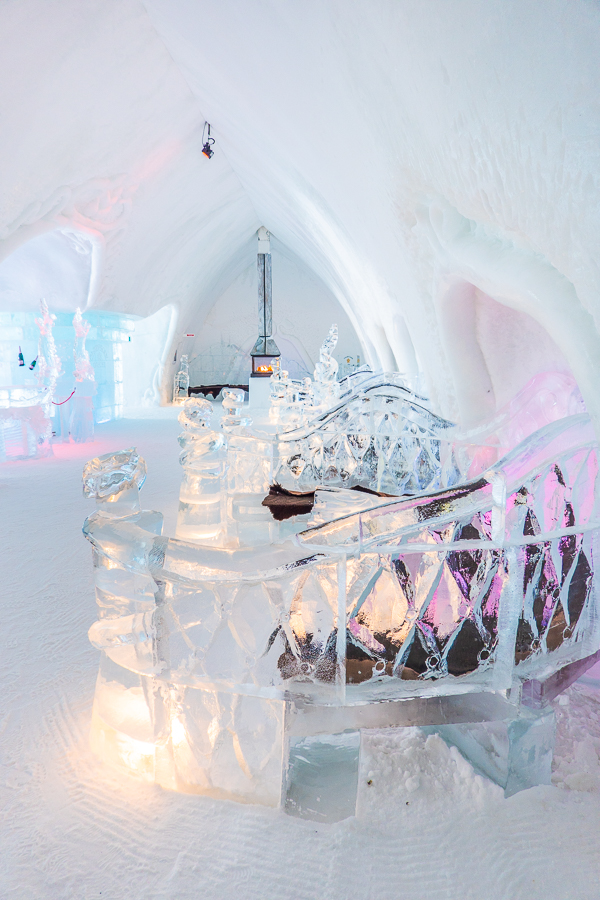 Ice Bar at Ice Hotel Quebec