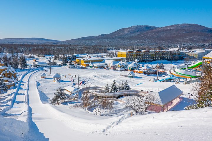 Snow Tubing at Ice Hotel Quebec