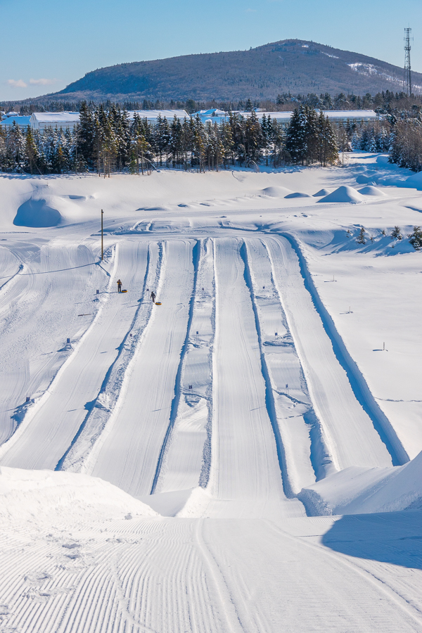 Snow Tubing at Ice Hotel Quebec