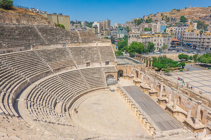Roman Theatre in Amman Jordan